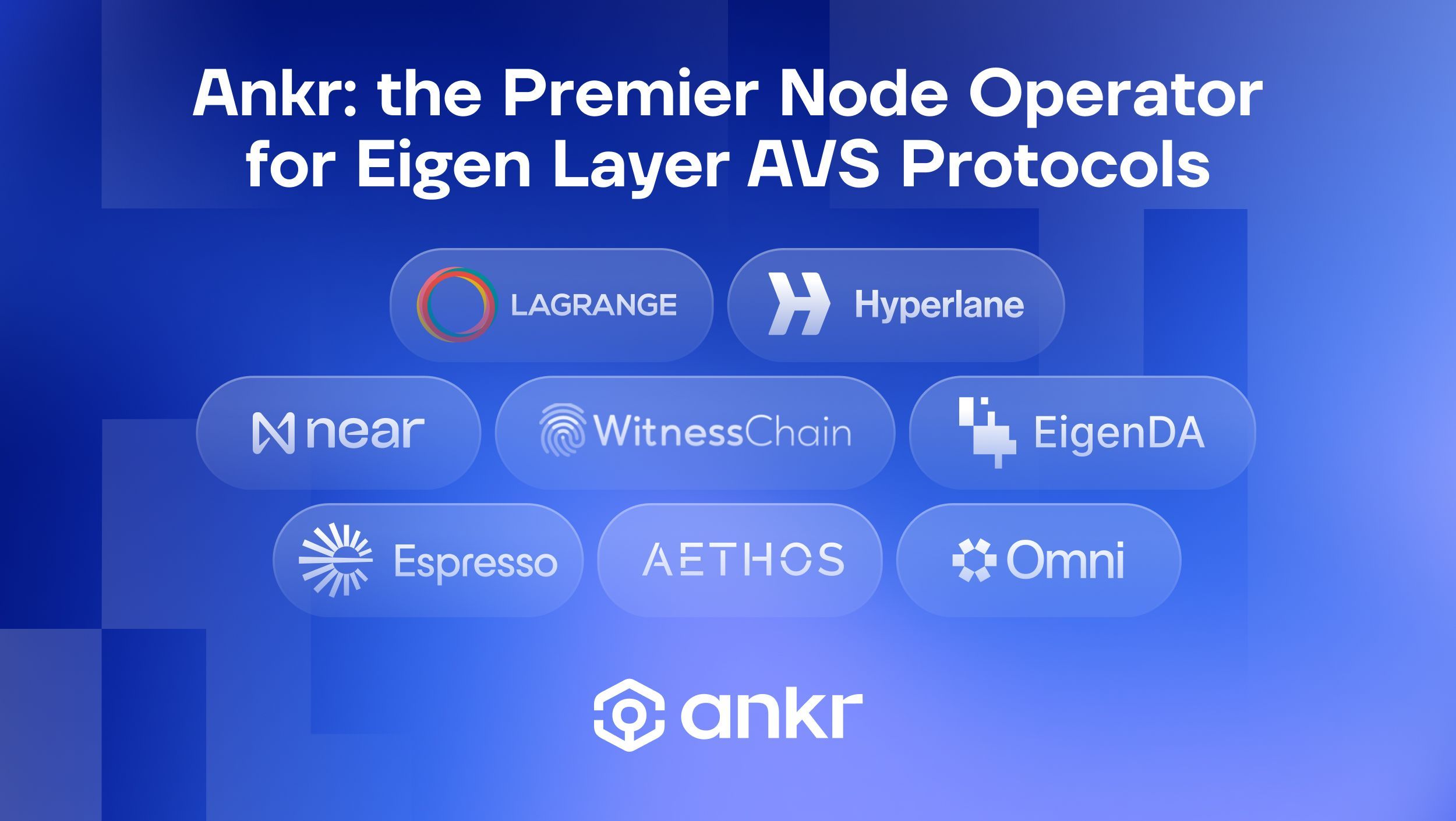 Ankr Is Now the Premier Node Operator for Eigen Layer AVS Protocols